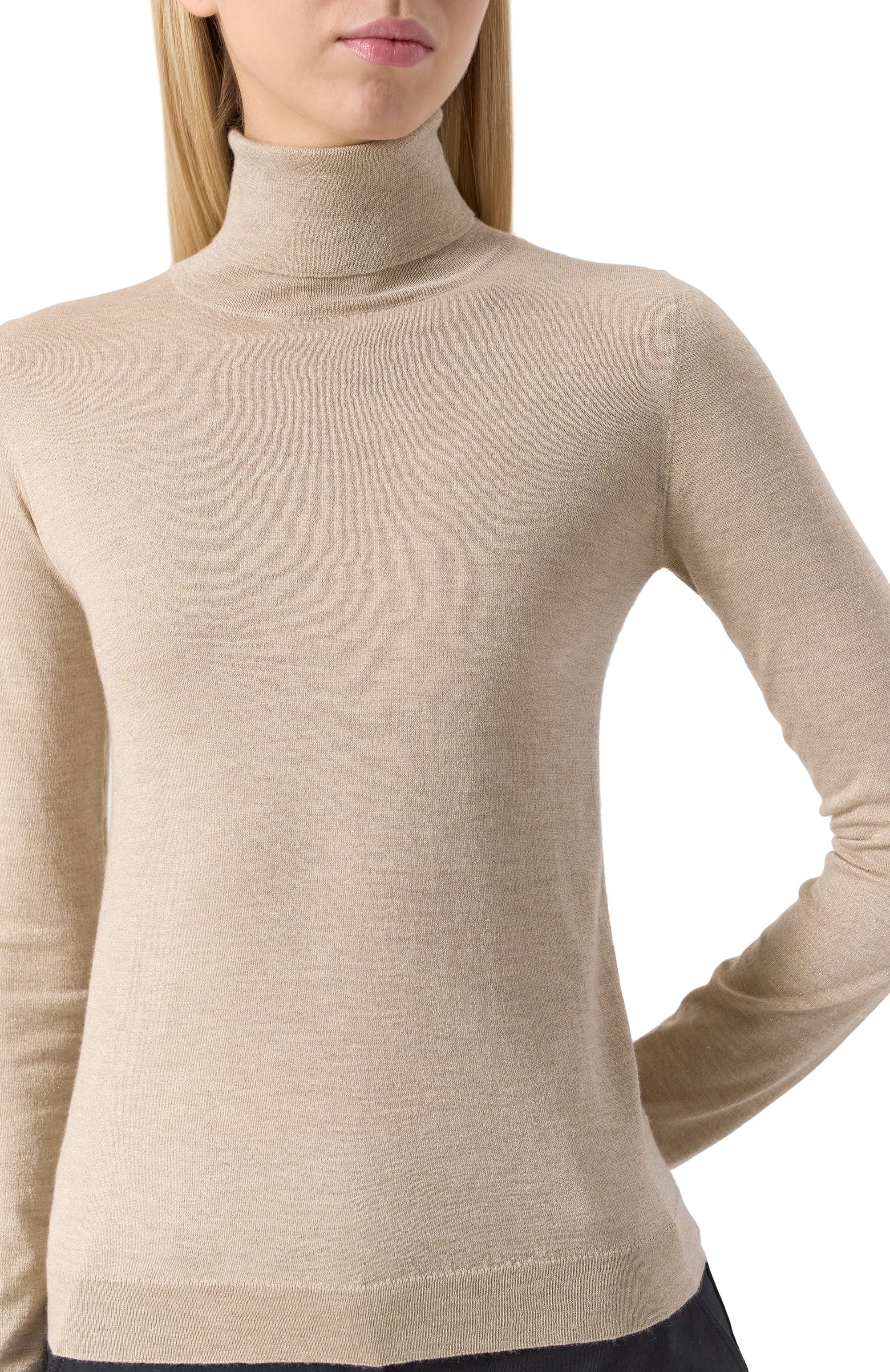 Водолазка из кашемира и шелка BRUNELLO CUCINELLI, арт. M41800063, фото 5