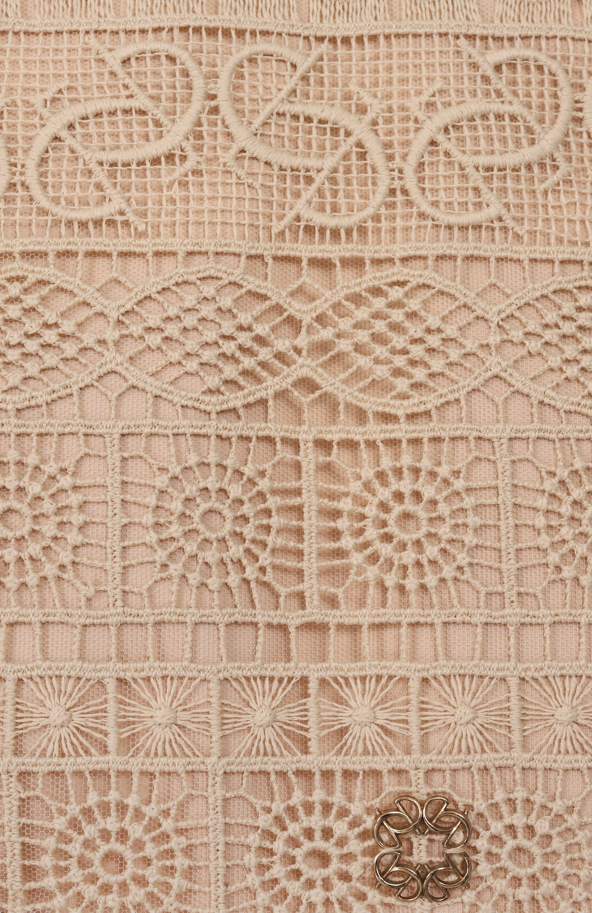 Хлопковый топ ELIE SAAB JUNIOR светло-бежевого цвета по цене 34850 руб., арт. EFTP024/TS1124_001, фото 3 Хлопковый топ ELIE SAAB JUNIOR, арт. EFTP024/TS1124_001, фото 3