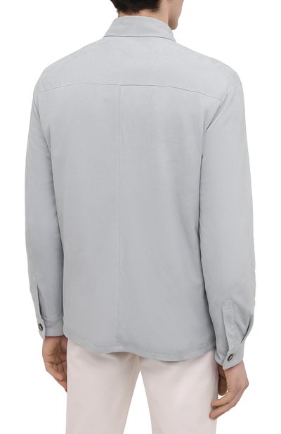 Замшевая куртка-рубашка LORO PIANA, арт. FAL6174, фото 4