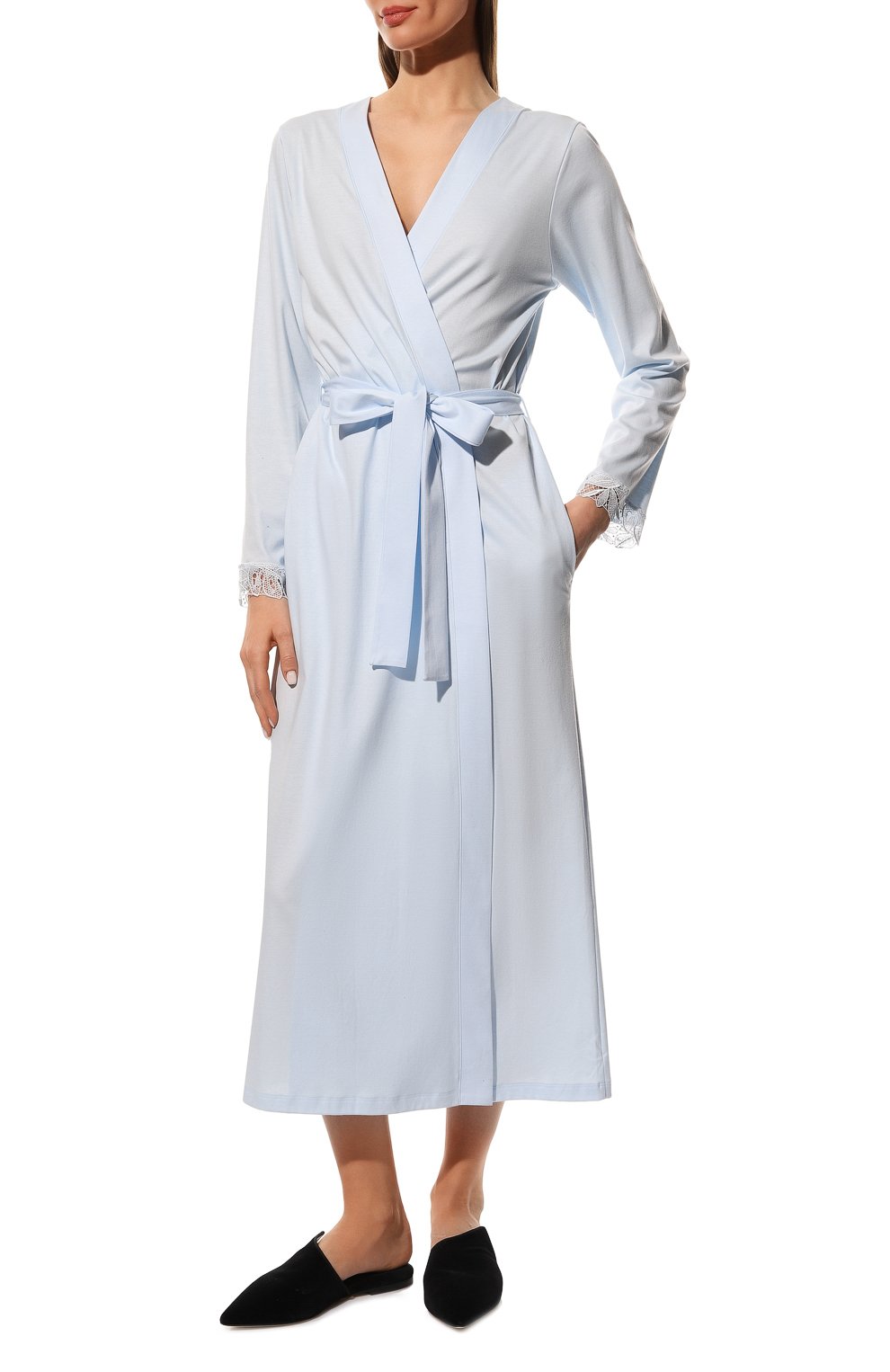 Хлопковый халат HANRO, арт. 076975, фото 2