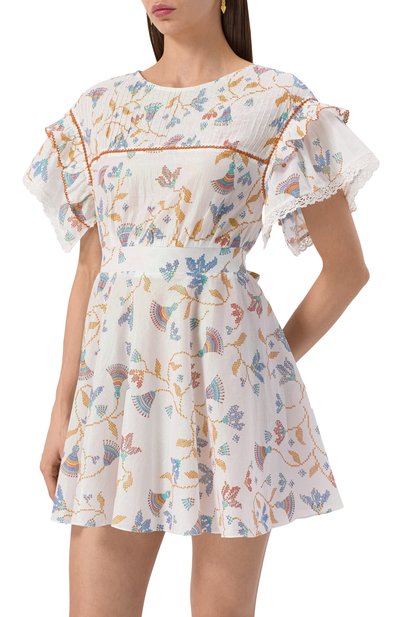 Хлопковое платье POUPETTE ST BARTH, арт. WK2S25NK, фото 3