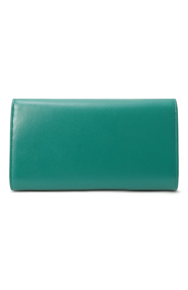 Женская сумка all-day JIL SANDER зеленого цвета, арт. J07ZH0012/P5355 | Фото 6 (Материал: Натуральная кожа; Размер: mini; Ремень/цепочка: На ремешке)