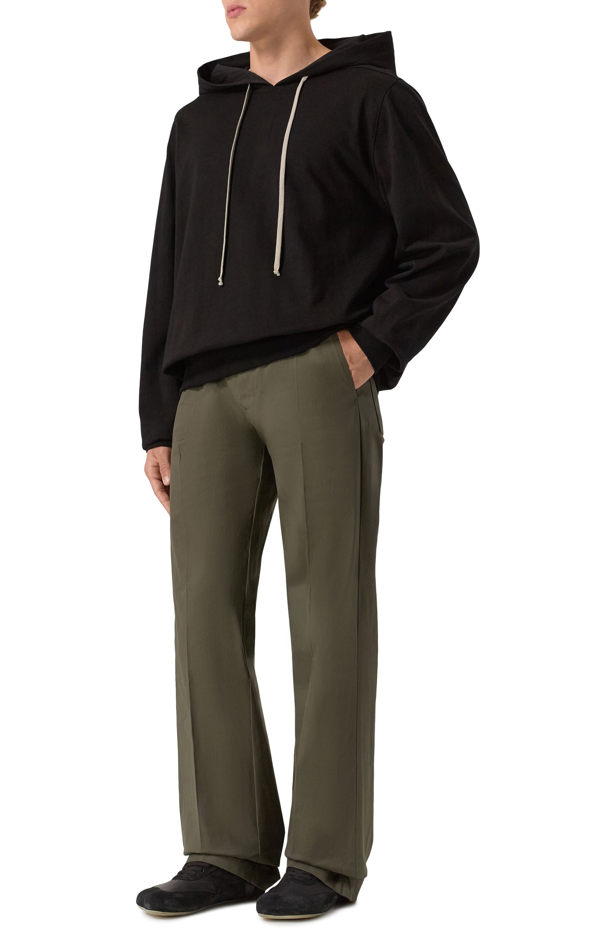 Хлопковое худи RICK OWENS, арт. RU02E1281/BA, фото 2