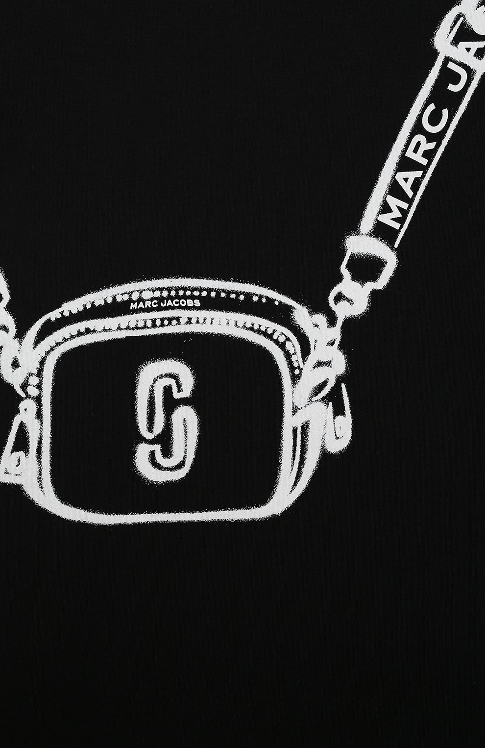 Хлопковое платье MARC JACOBS (THE) черного цвета по цене 6995 руб., арт. W60072/6A-12A, фото 3 Хлопковое платье MARC JACOBS (THE), арт. W60072/6A-12A, фото 3