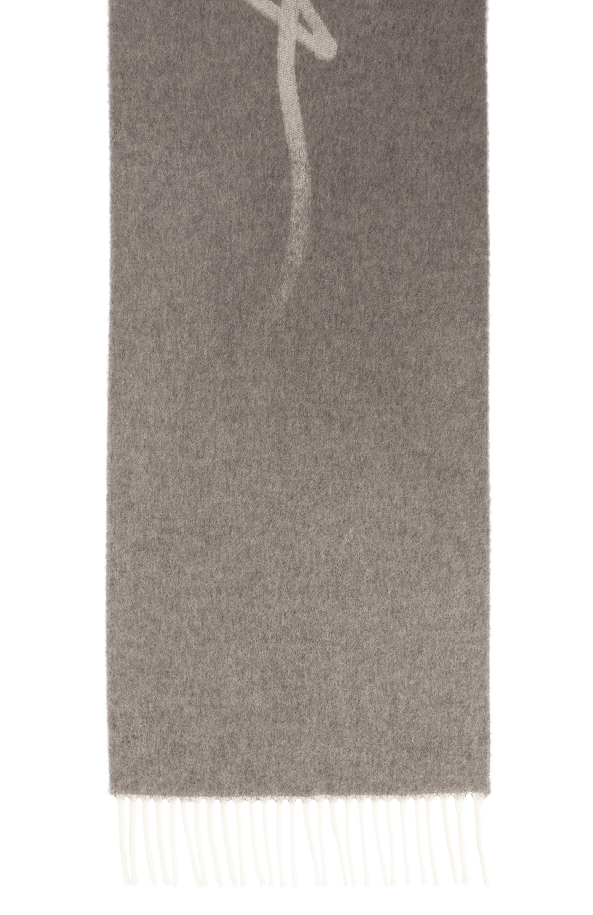 Шарф из кашемира и шерсти KITON серого цвета по цене 106000 руб., арт. USCIACK0201F10, фото 3 Шарф из кашемира и шерсти KITON, арт. USCIACK0201F10, фото 3