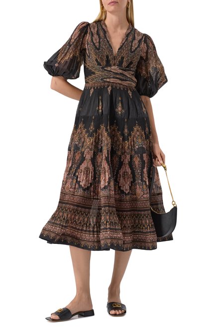 Женские кожаные шлепанцы vlogo signature VALENTINO черного цвета, арт. 6W2S0LT0/DSH | Фото 2 (Материал внутренний: Натуральная кожа; Драгоценные камни: Проставлено; Каблук высота: Низкий; Материал сплава: Проставлено; Подошва: Плоская; Материал внешний: Натуральная кожа)