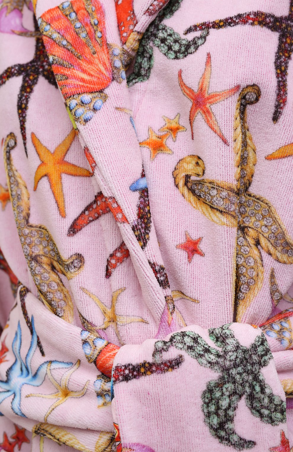 Хлопковый халат VERSACE розового цвета по цене 77300 руб., арт. ZACJ00060/ZC0SP130, фото 5 Хлопковый халат VERSACE, арт. ZACJ00060/ZC0SP130, фото 5