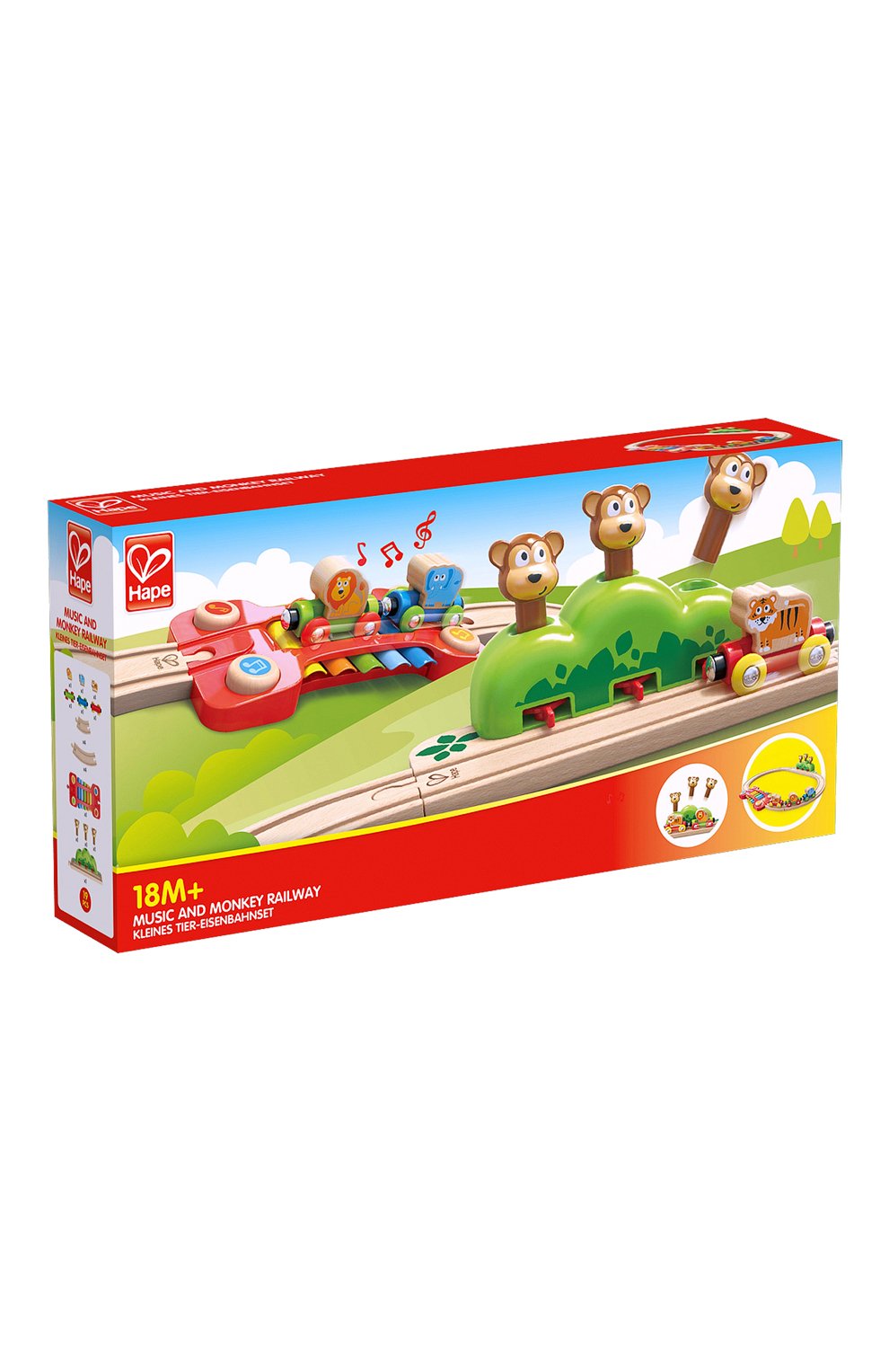 Музыкальная игрушка железная дорога HAPE, арт. E3825_HP, фото 1
