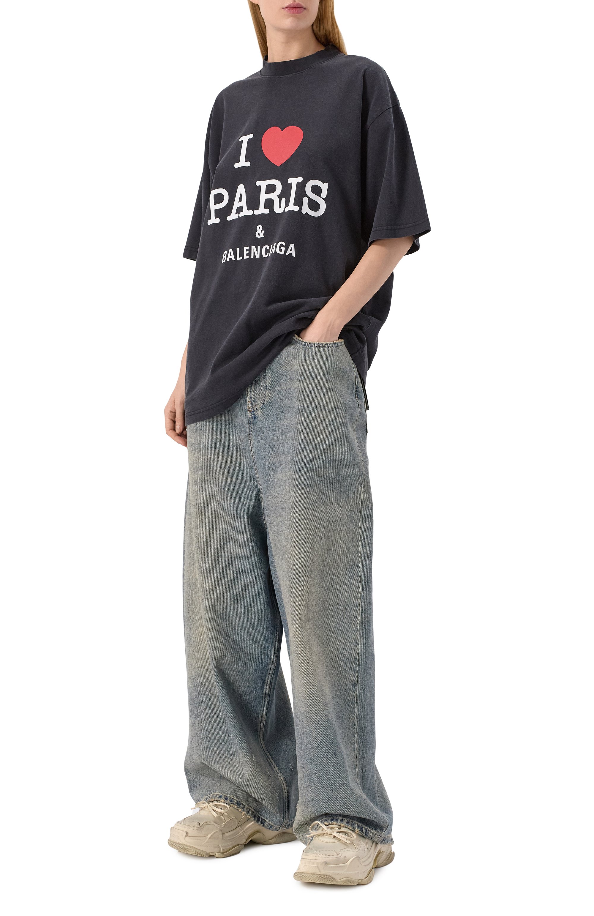 Хлопковая футболка BALENCIAGA, арт. 764235/TRVU9, фото 6