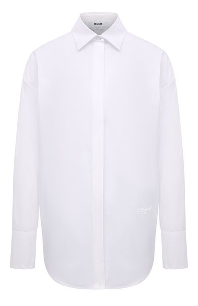 Женская хлопковая рубашка MSGM, арт. 3042MDE105X 217307