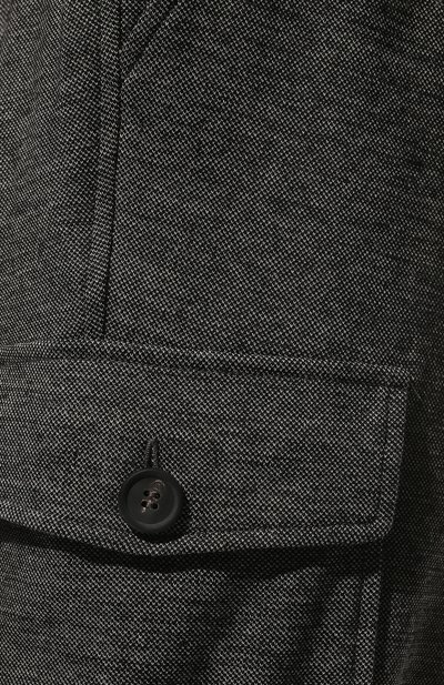 Брюки-карго из хлопка и шерсти CAPOBIANCO, арт. 13M703.DB00., фото 5