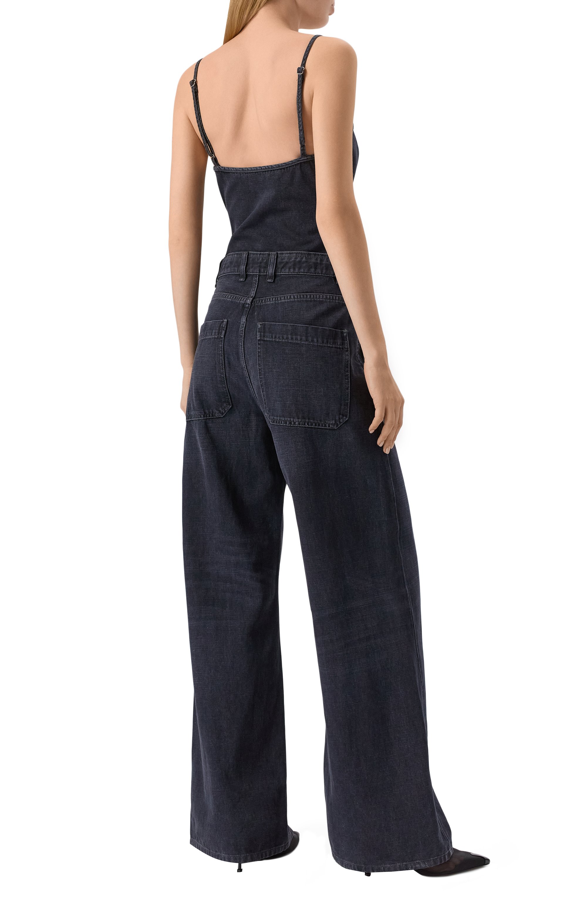 Джинсовый комбинезон DIESEL черного цвета по цене 38700 руб., арт. A14068/007Z9, фото 4 Джинсовый комбинезон DIESEL, арт. A14068/007Z9, фото 4