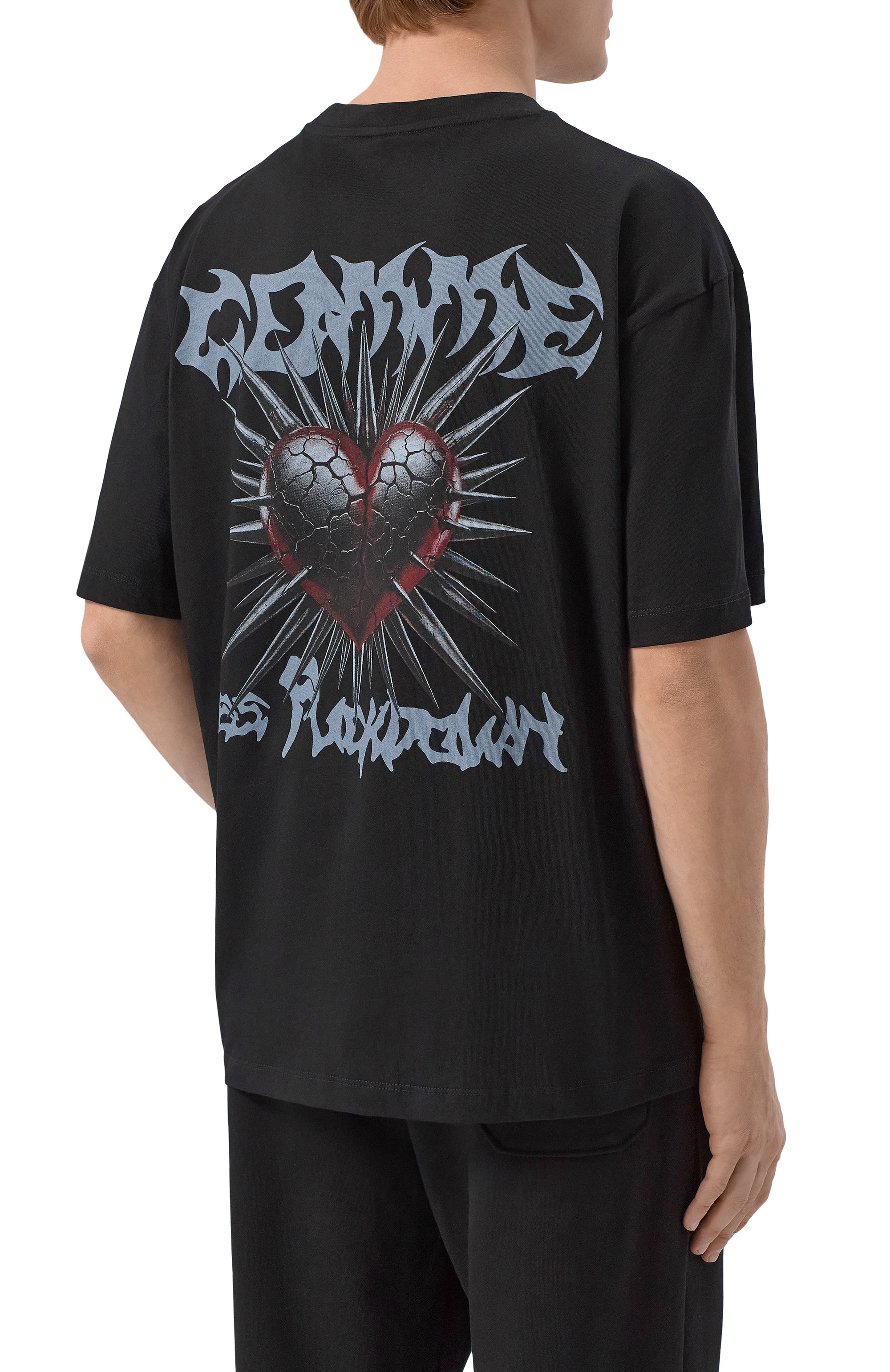 Хлопковая футболка COMME DES FUCKDOWN черного цвета по цене 7510 руб., арт. CFABM01952, фото 4 Хлопковая футболка COMME DES FUCKDOWN, арт. CFABM01952, фото 4