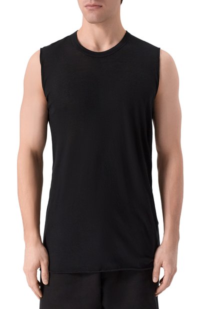 Хлопковая майка RICK OWENS, арт. RU01F2151/UC, фото 3