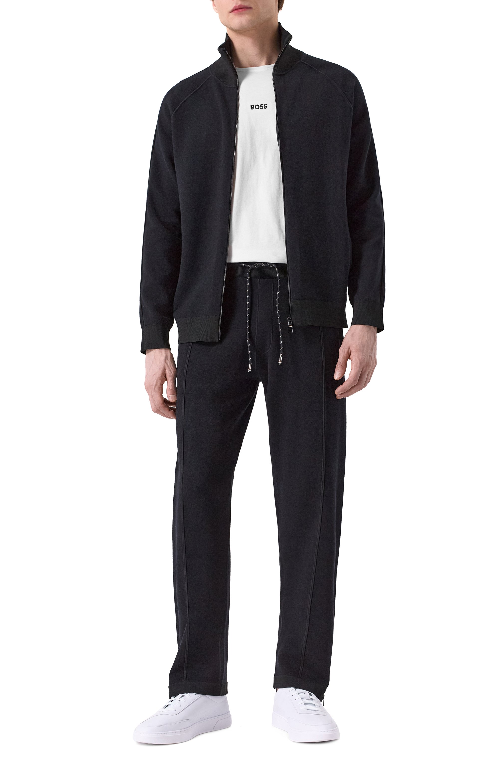 Кардиган из хлопка и шерсти BOSS, арт. 50519629, фото 2