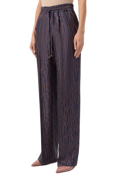 Шелковые брюки KITON, арт. D48122K0586G09, фото 3