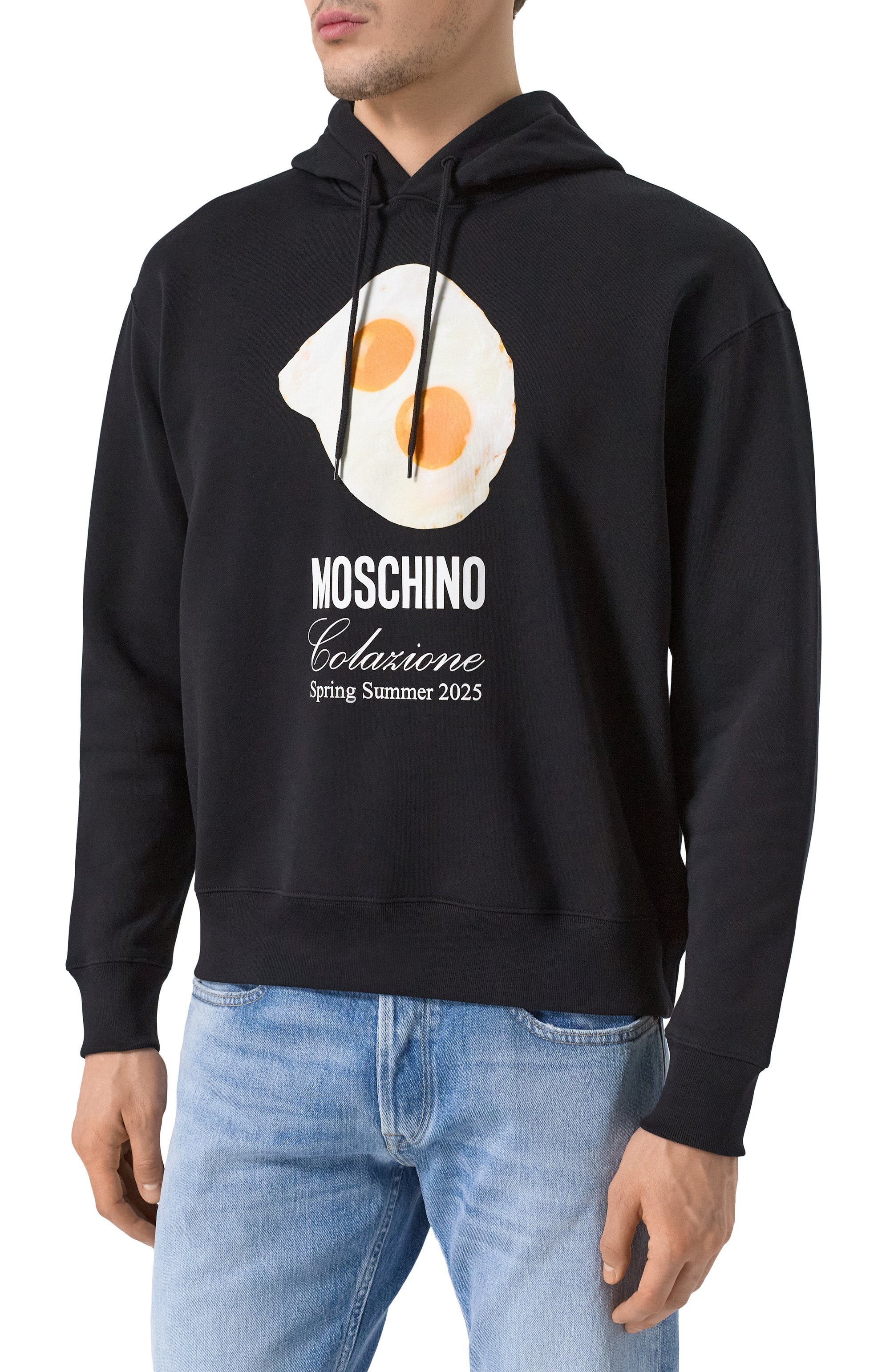 Хлопковое худи MOSCHINO, арт. A1708/0228, фото 3