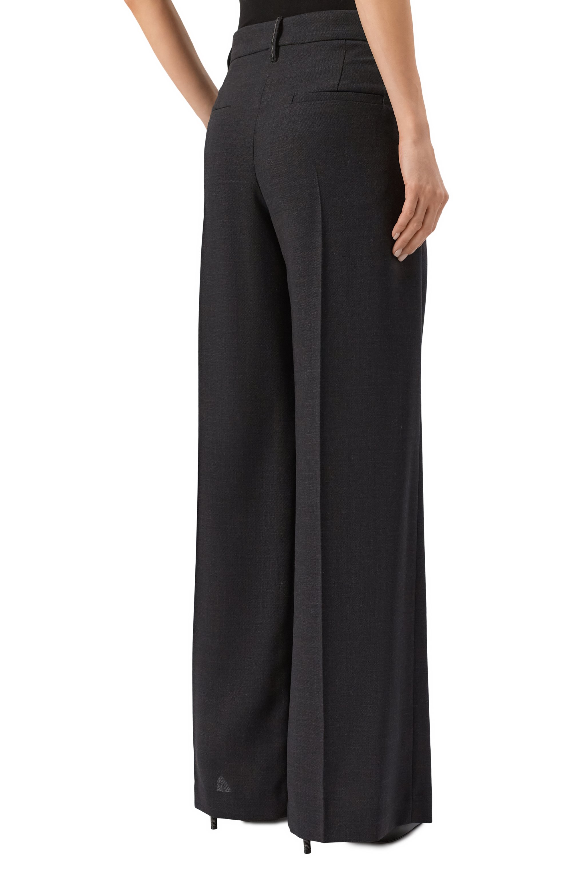 Шерстяные брюки BRUNELLO CUCINELLI, арт. MP507P8884, фото 3