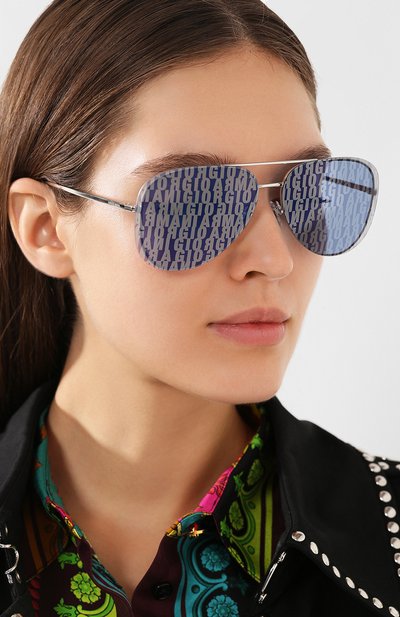 Солнцезащитные очки GIORGIO ARMANI серебряного цвета по цене 21250 руб., арт. AR6084, фото 2 Солнцезащитные очки GIORGIO ARMANI, арт. AR6084, фото 2