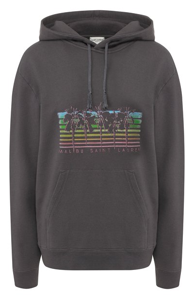 Женский хлопковое худи SAINT LAURENT, арт. 605518/YBQQ2