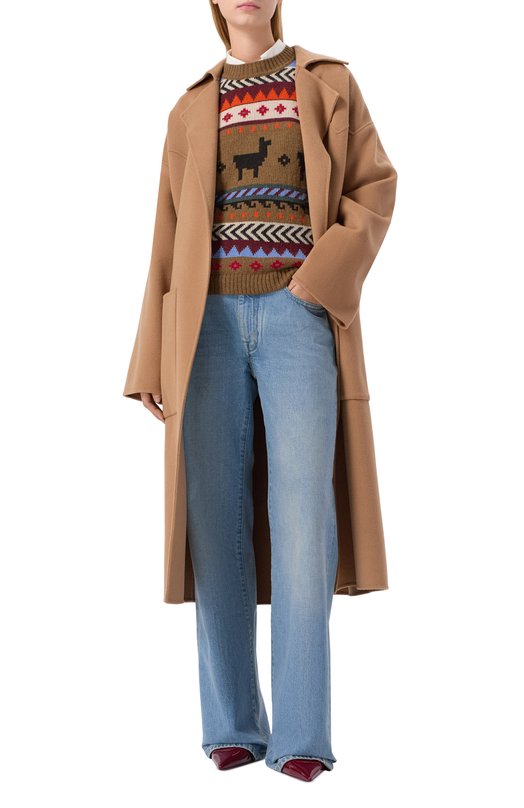 Свитер Weekend Max Mara QUIRETE Коричневый  QUIRETE Фото 2