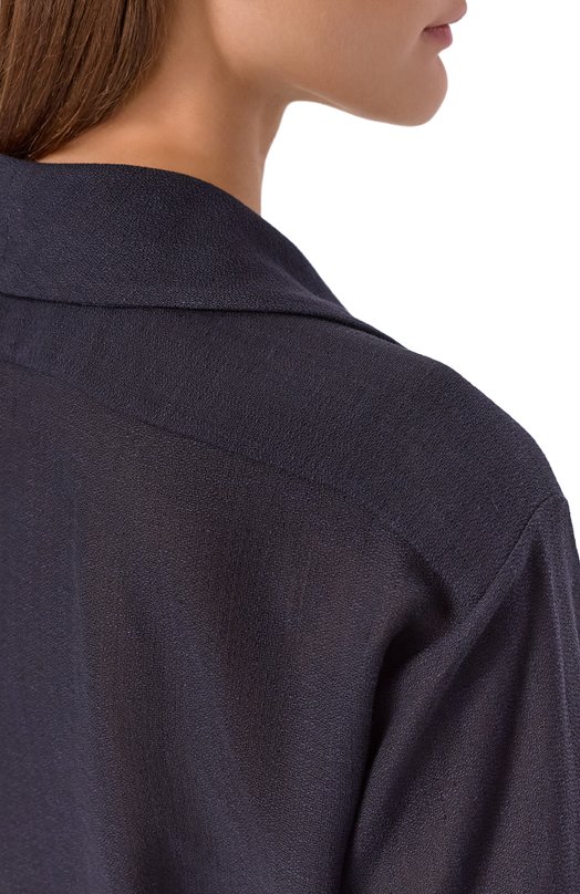 Льняная блузка Loro Piana FAP7857 Синий  FAP7857 Фото 5