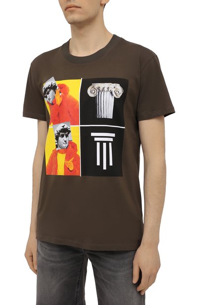 Хлопковая футболка DIEGO VENTURINO, арт. SS21-DV TS0 WAMBDM, фото 3
