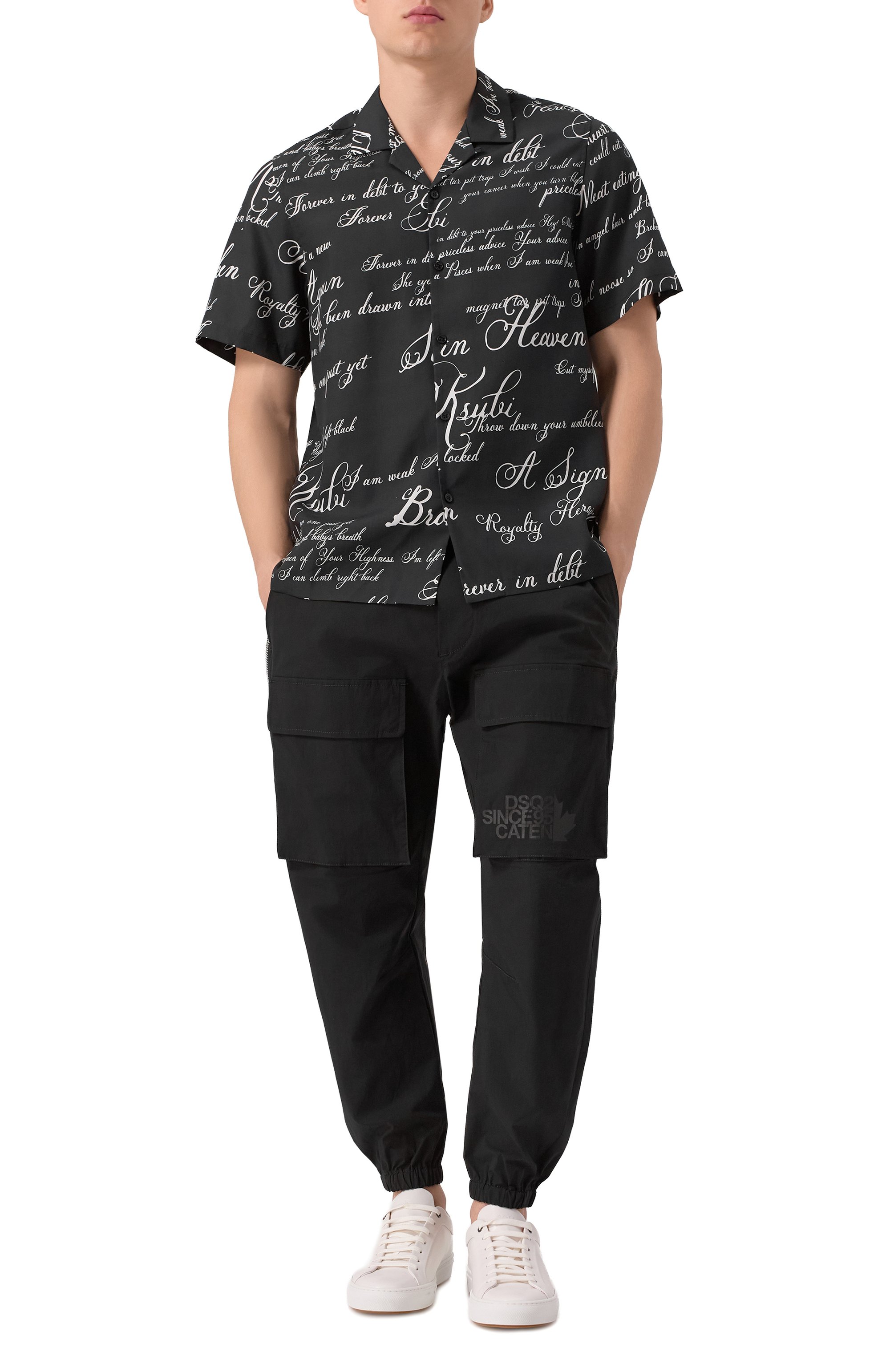 Хлопковые джоггеры DSQUARED2, арт. S74KB1048/S53578, фото 2