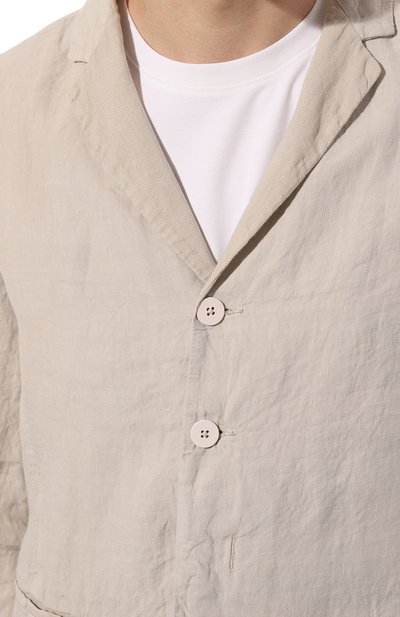 Льняной пиджак TRANSIT, арт. CFUTRTD134, фото 5