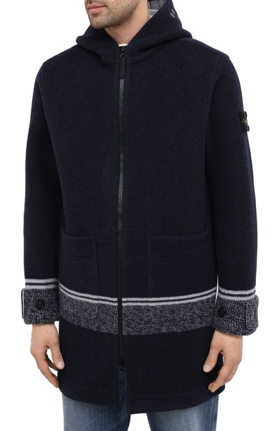 Шерстяное пальто STONE ISLAND, арт. 731571252, фото 3