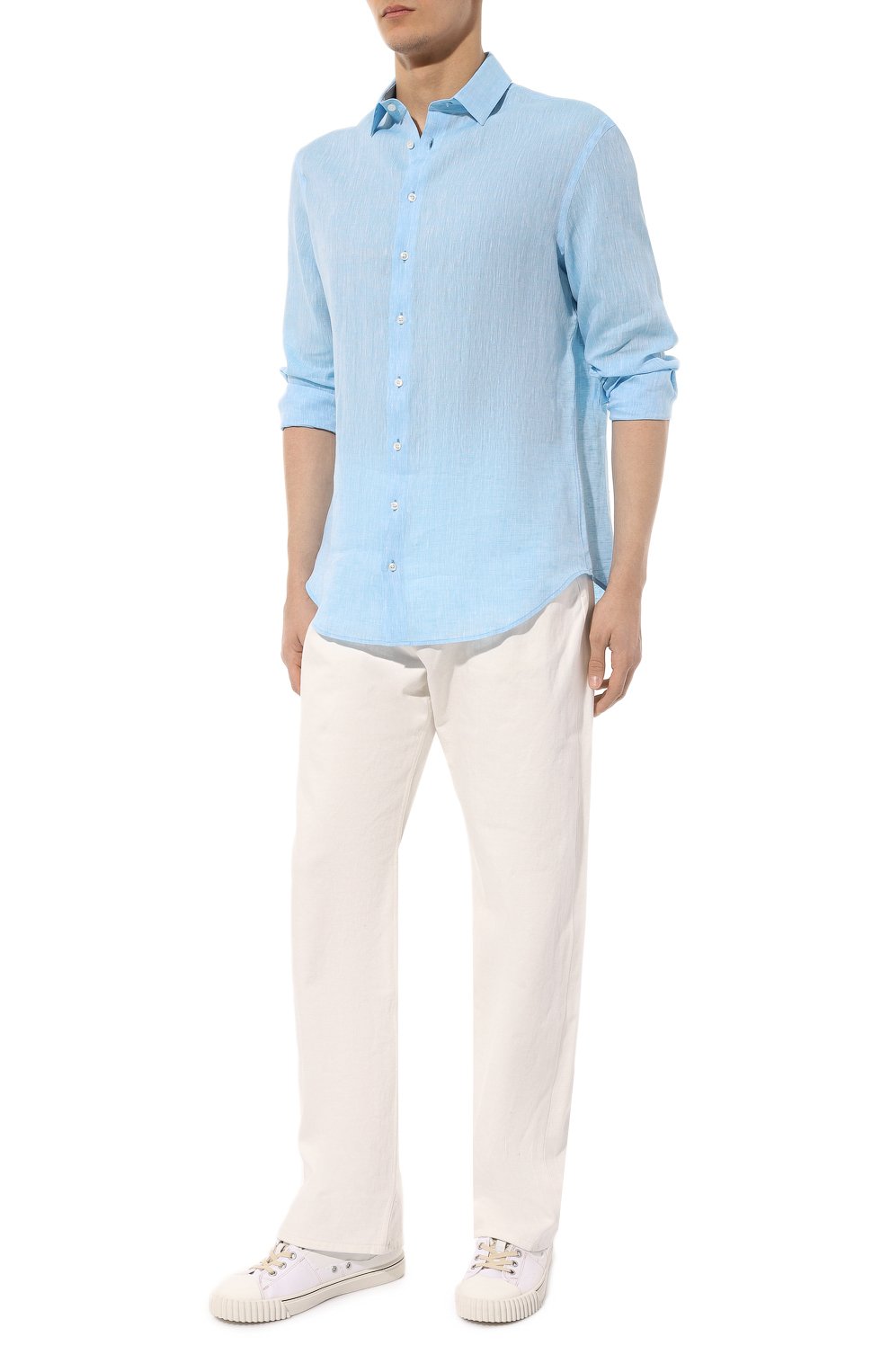 Льняная рубашка GIORGIO ARMANI, арт. 8WGCCZ98/T04WG, фото 2