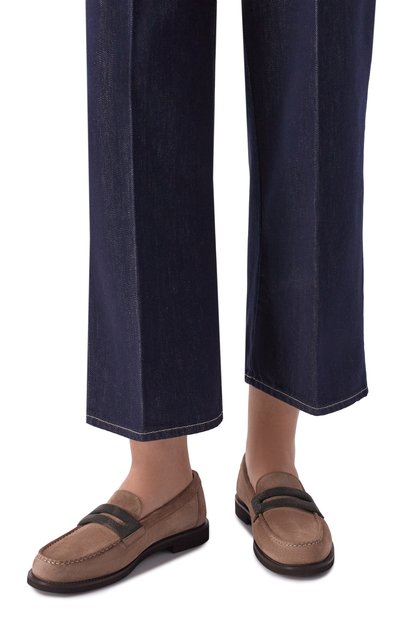 Замшевые пенни-лоферы BRUNELLO CUCINELLI, арт. MZSFG3237, фо то 2