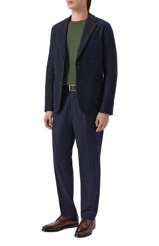 Шерстяной джемпер Loro Piana FAI1916 Зелёный  FAI1916 Фото 2