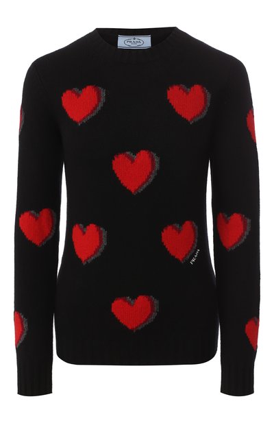 Женский шерстяной свитер PRADA, арт. P24Z0C-1WHV-F0N98
