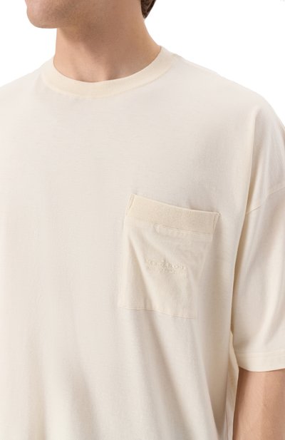 Футболка из хлопка и шелка KITON, арт. UMM062908, фото 5