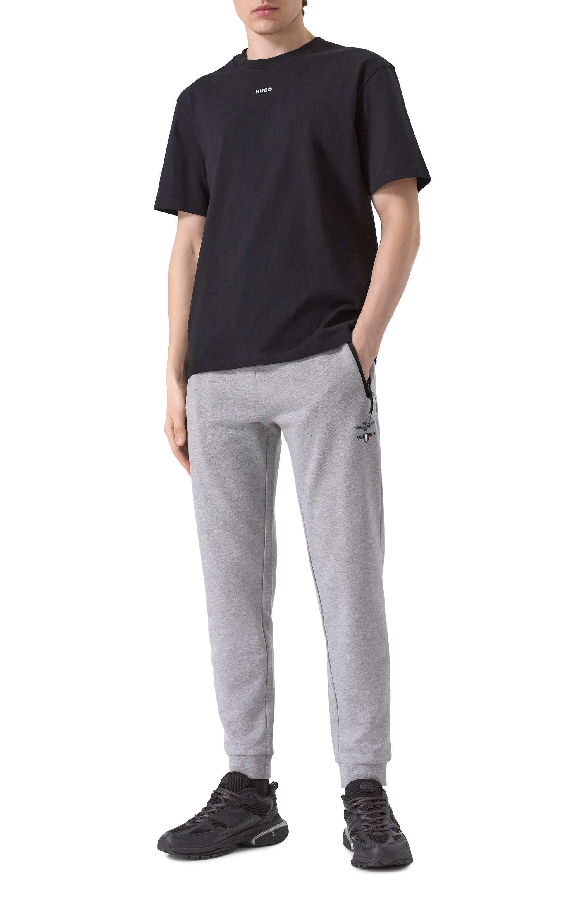 Хлопковые джоггеры AERONAUTICA MILITARE, арт. PF965F581, фото 2