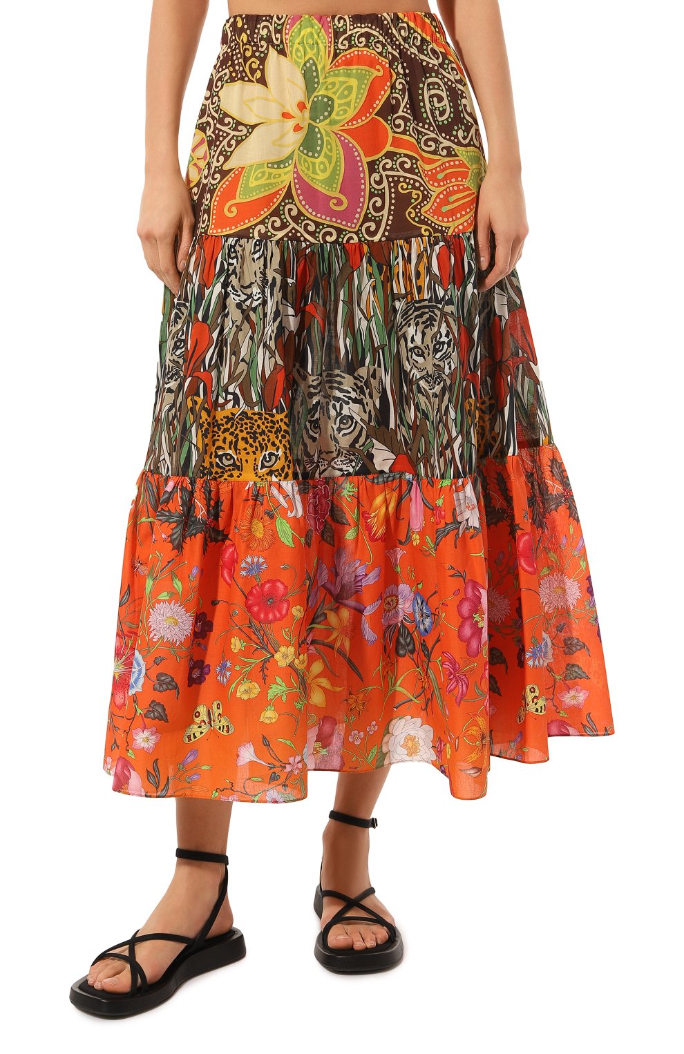 Хлопковая юбка GUCCI, арт. 577899 ZAB1R, фото 3