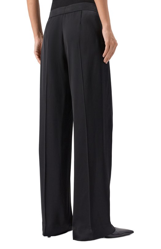 Брюки из вискозы Jil Sander J04KA0005/J65022 Чёрный  J04KA0005/J65022 Фото 4
