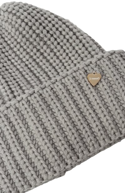 Шерстяная шапка IL TRENINO светло-серого цвета по цене 8995 руб., арт. CL-4057/J, фото 3 Шерстяная шапка IL TRENINO, арт. CL-4057/J, фото 3