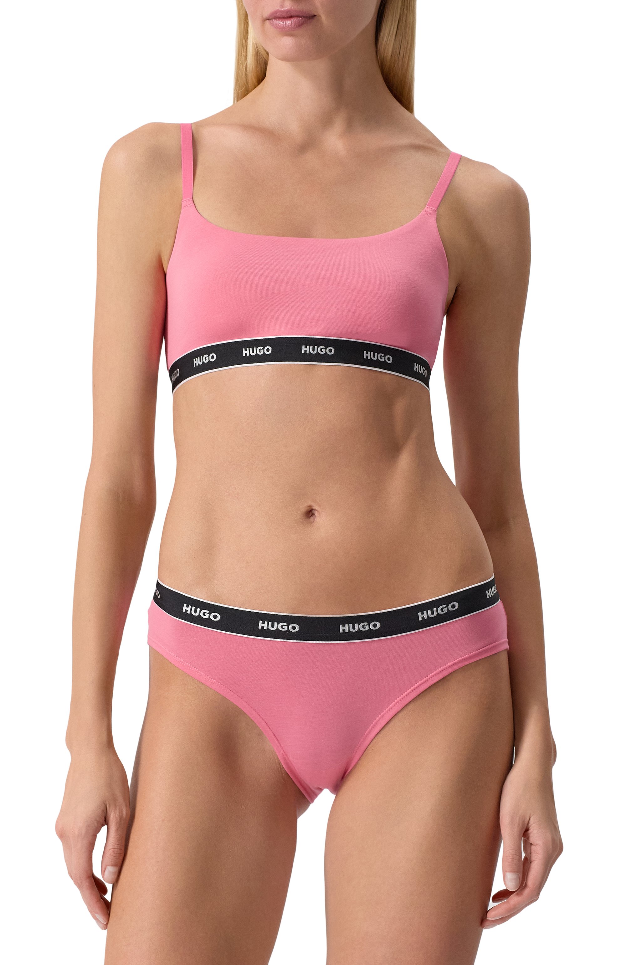 Комплект из двух хлопковых бюстгальтеров HUGO, арт. 50545691, фото 2