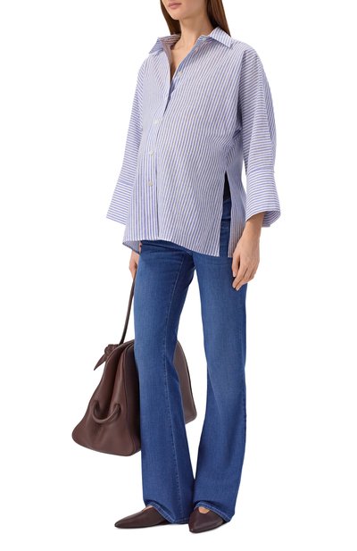 Женская рубашка изо льна и хлопка PIETRO BRUNELLI, арт. CA2514/LI0028