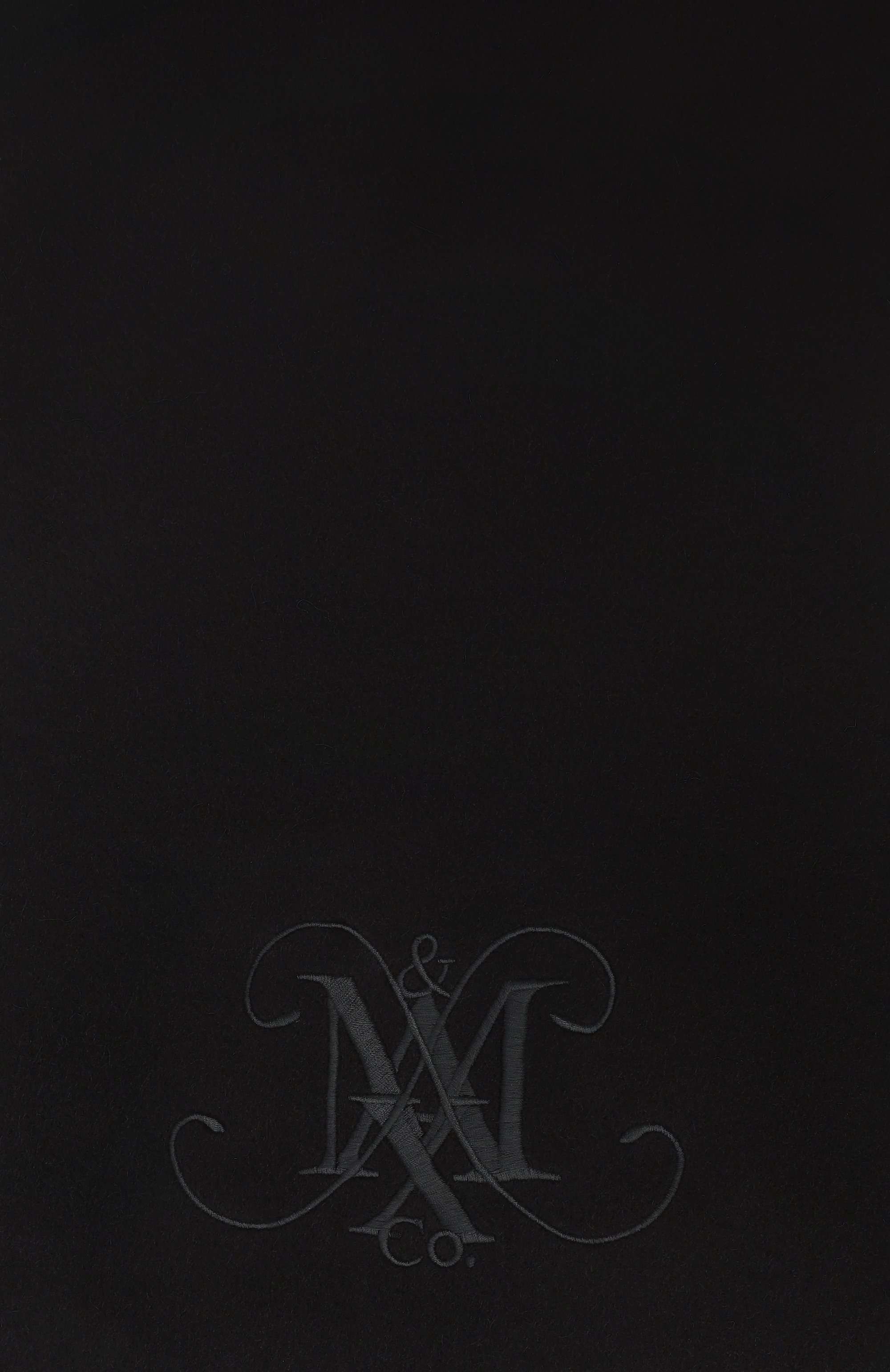 Шерстяной шарф MAX&CO черного цвета по цене 10550 руб., арт. MX0246-MX00M, фото 3 Шерстяной шарф MAX&CO, арт. MX0246-MX00M, фото 3