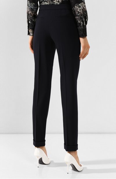 Шерстяные брюки GIORGIO ARMANI темно-синего цвета по цене 96650 руб., арт. 0SHPP0AL/T01HK, фото 4 Шерстяные брюки GIORGIO ARMANI, арт. 0SHPP0AL/T01HK, фото 4