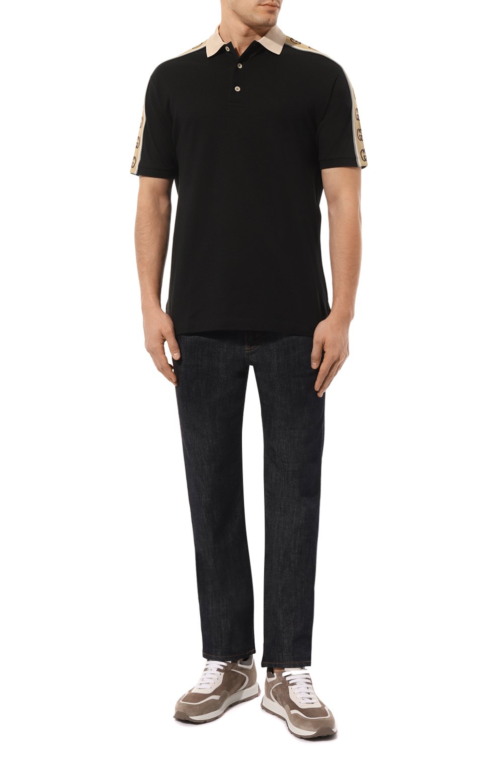 Хлопковое поло GUCCI, арт. 598949 XJB0Q, фото 2