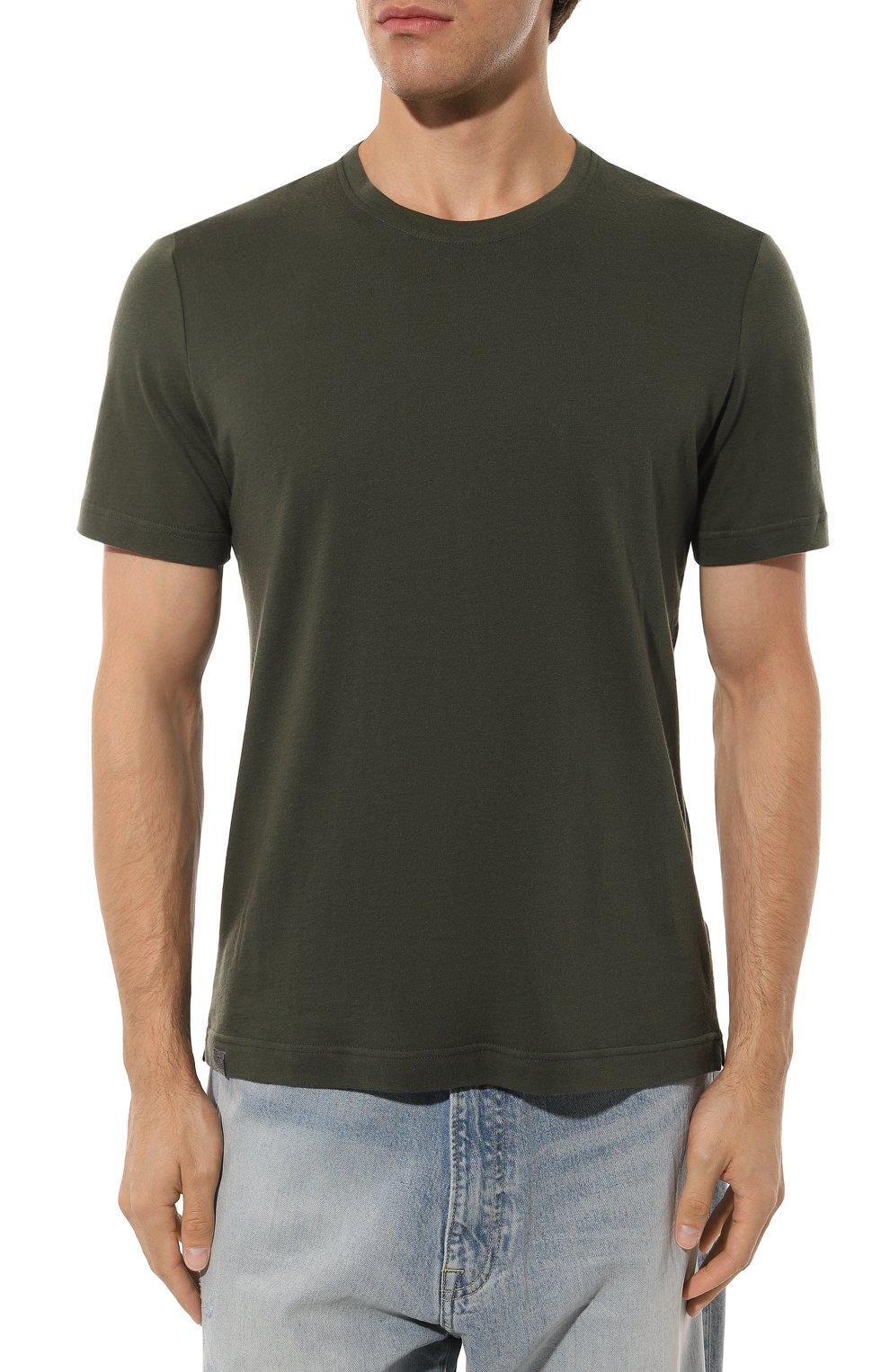 Футболка из хлопка и кашемира CAPOBIANCO, арт. 15M660.WS00./58-60, фото 3