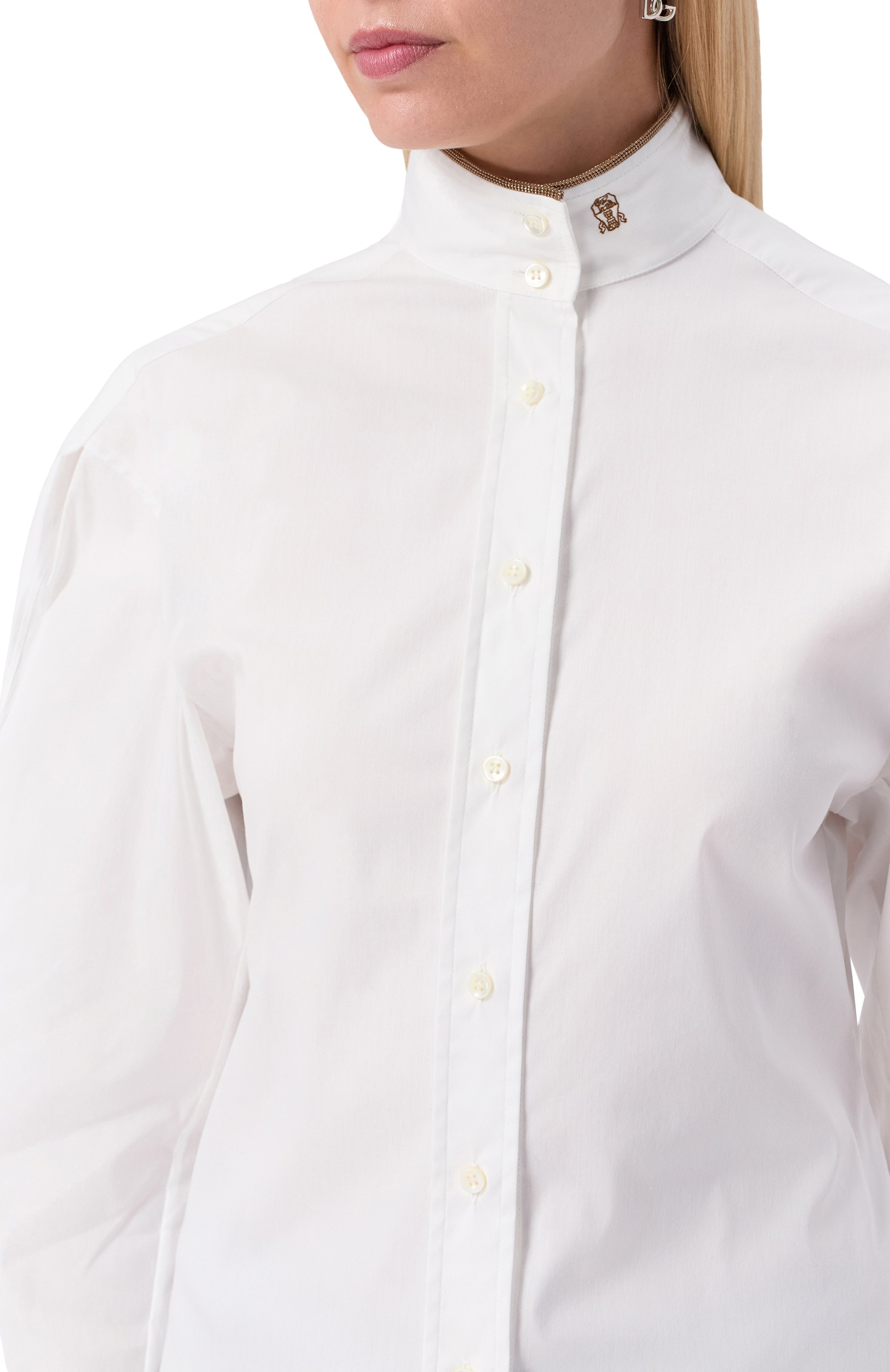 Хлопковая рубашка BRUNELLO CUCINELLI, арт. M0091NL936, фото 5