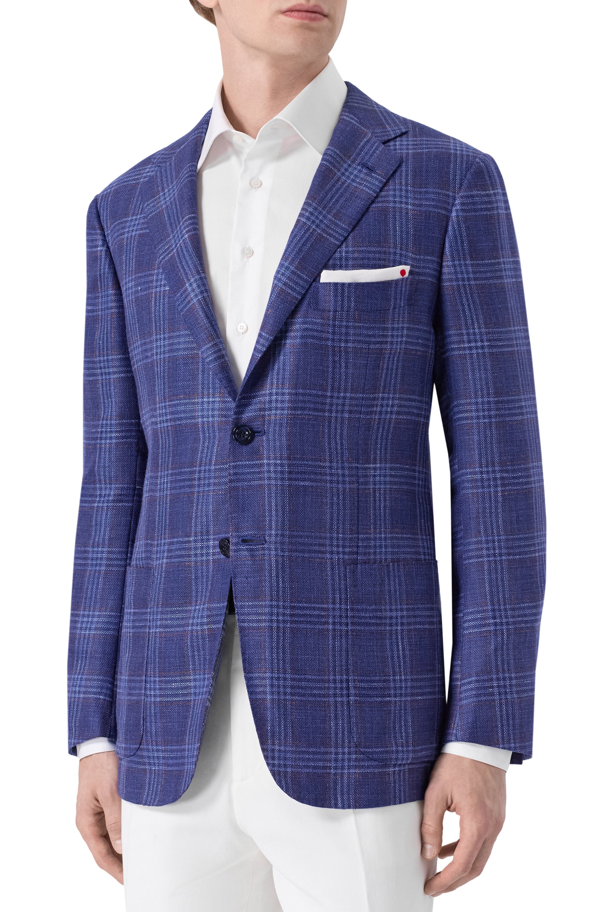 Пиджак из кашемира и шелка KITON, арт. UG81K06T46, фото 4