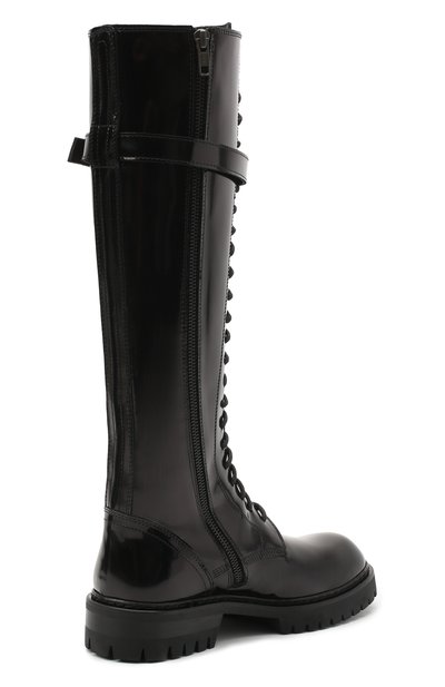 Кожаные сапоги ANN DEMEULEMEESTER черного цвета по цене 87850 руб., арт. 2014-2830-386-099, фото 4 Кожаные сапоги ANN DEMEULEMEESTER, арт. 2014-2830-386-099, фото 4
