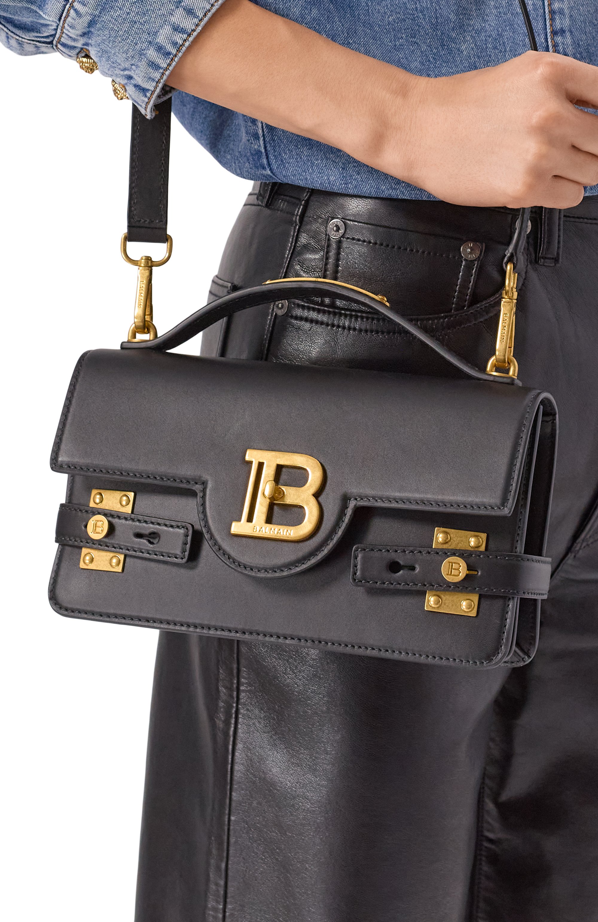 Сумка b-buzz 24 BALMAIN, арт. FN0DA828/LPRS, фото 2