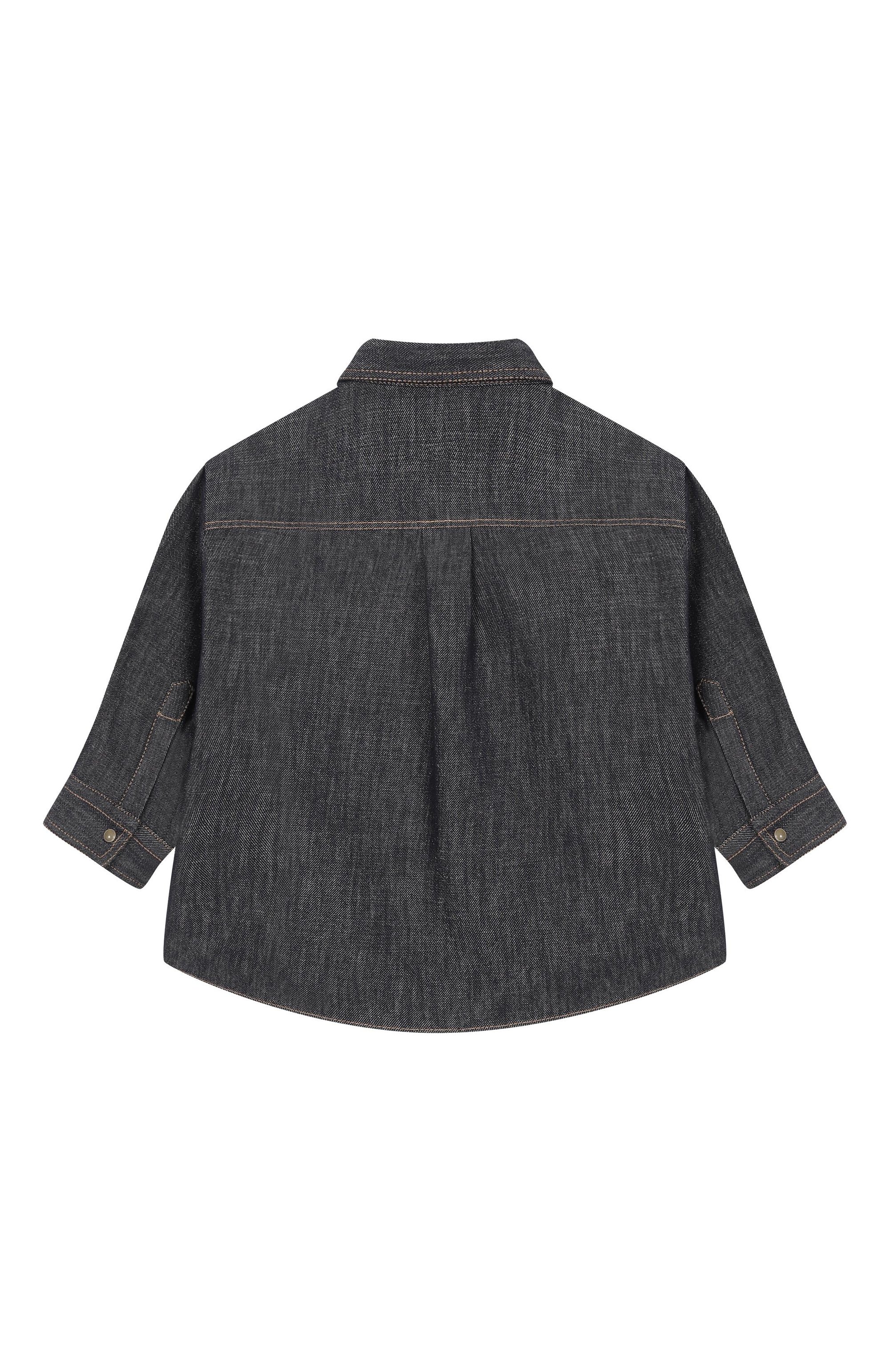 Джинсовая рубашка BRUNELLO CUCINELLI, арт. BB148C864B, фото 2